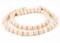 The Bead Chest Natural 12mm Wooden Beads in Cream for Jewelry Making – Round Loose Wood Spacer Beads I Approximately 35 Beads